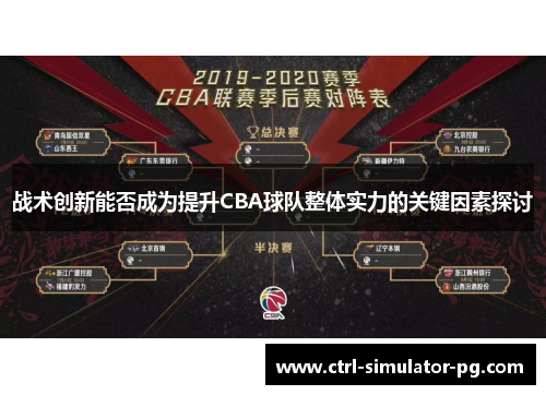 战术创新能否成为提升CBA球队整体实力的关键因素探讨